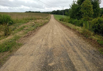 Stabilized hardened road after ROAD-HARD